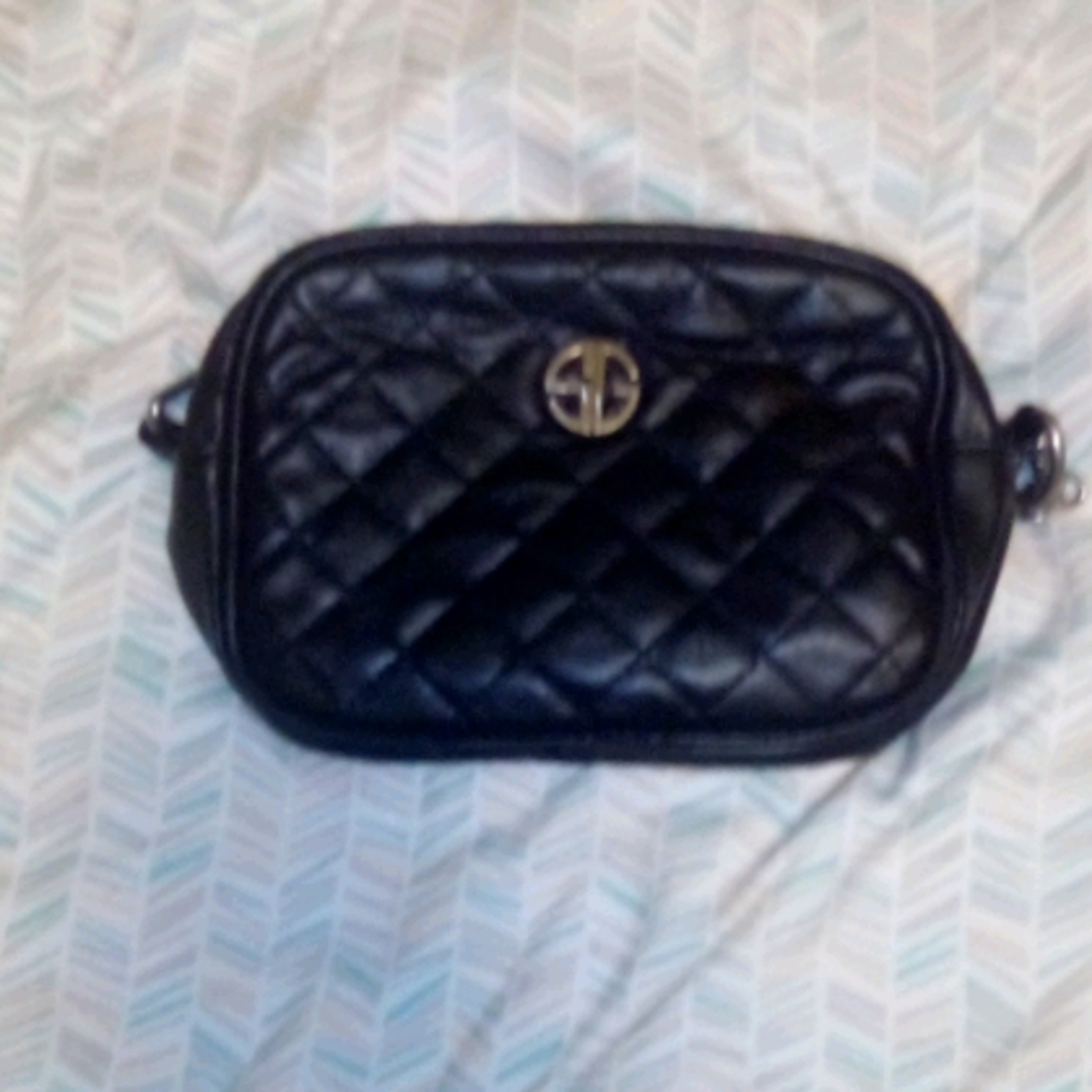Black studio gear purse